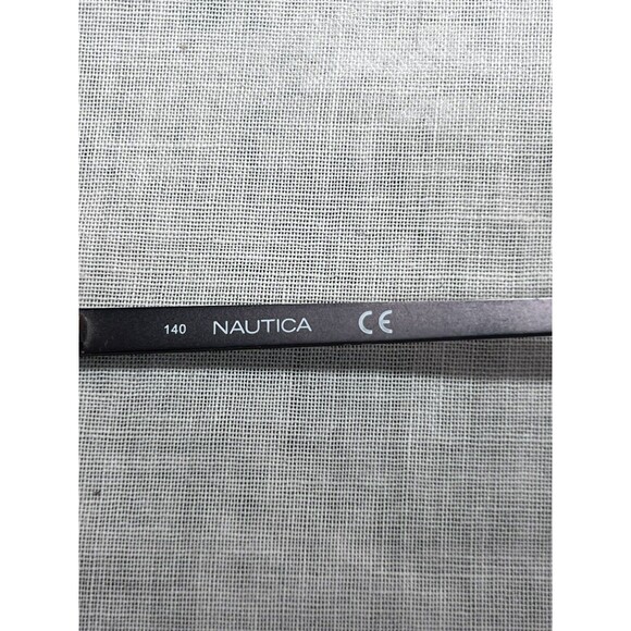 Nautica Eyeglasses, Frames Only, N7270 001, 54-17-140, Black/Grey Rectangular - Picture 4 of 7
